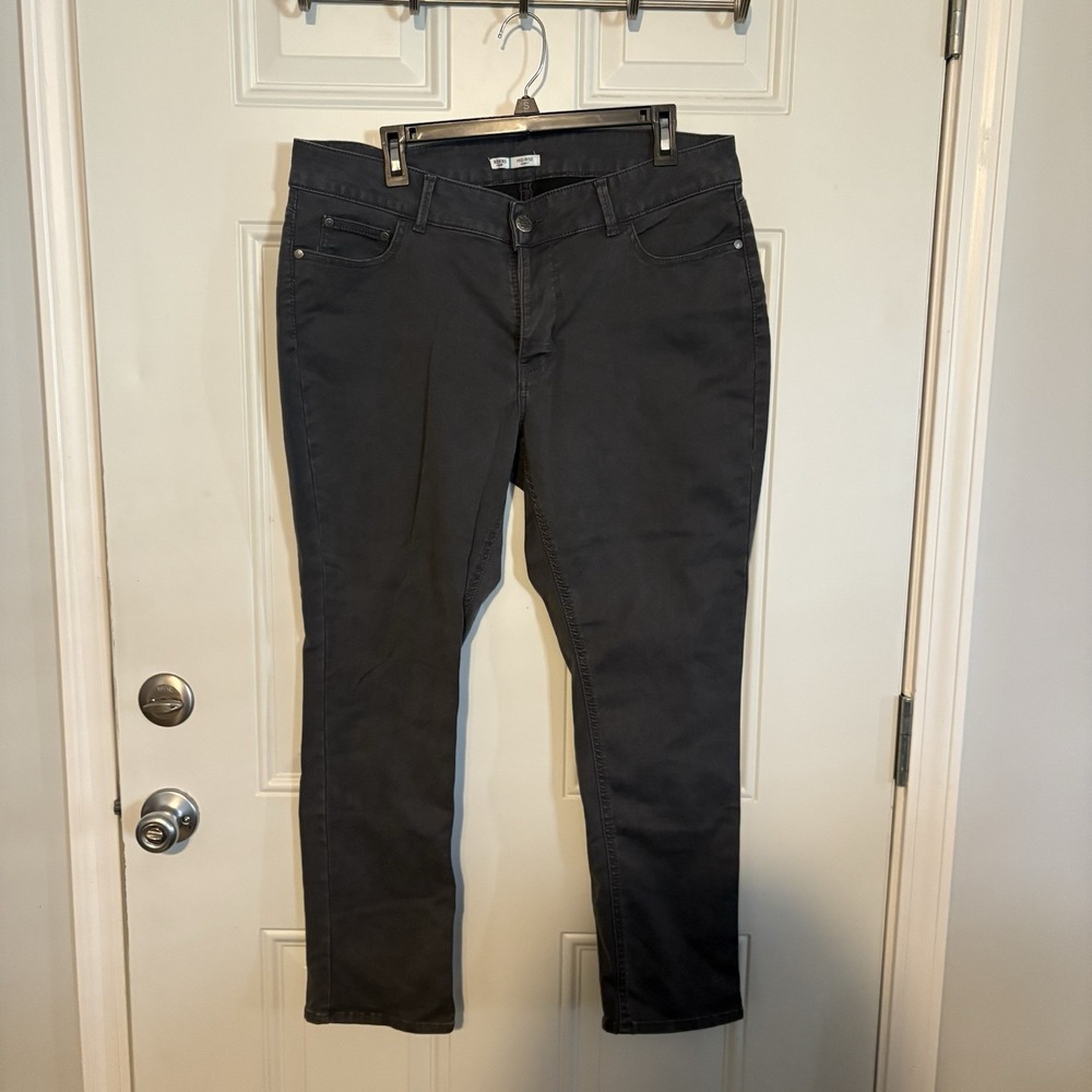 Riders by Lee Jeans Women's 18p Gray Mid Rise Skinny Jeggings Comfortable